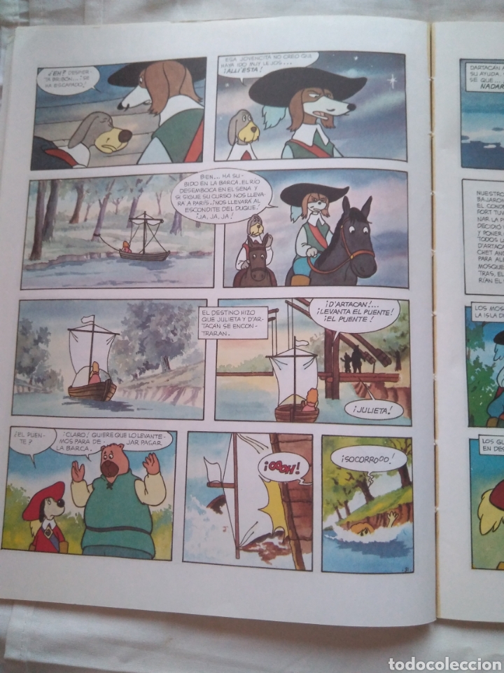 C&oacute;mics: C&Oacute;MIC DARTAC&Aacute;N Y LOS TRES MOSQUETEROS (DANONE) 1981 - Foto 2