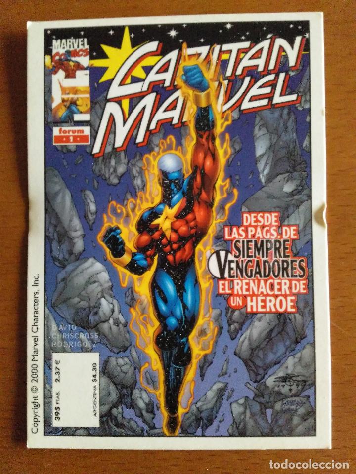 C&oacute;mics: CALENDARIO BOLSILLO PARA 2001 ** MARVEL ** CAPITAN MARVEL - Foto 1