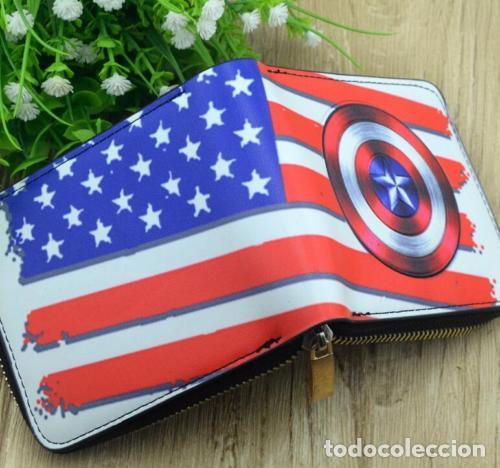 C&oacute;mics: Marvel, cartera tarjetero capitan america - Foto 2