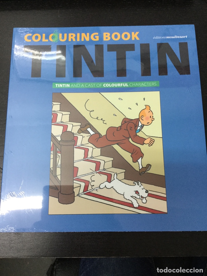 C&oacute;mics: Libro para Colorear Tint&iacute;n. Colouring Book (en Ingl&eacute;s) - Foto 1