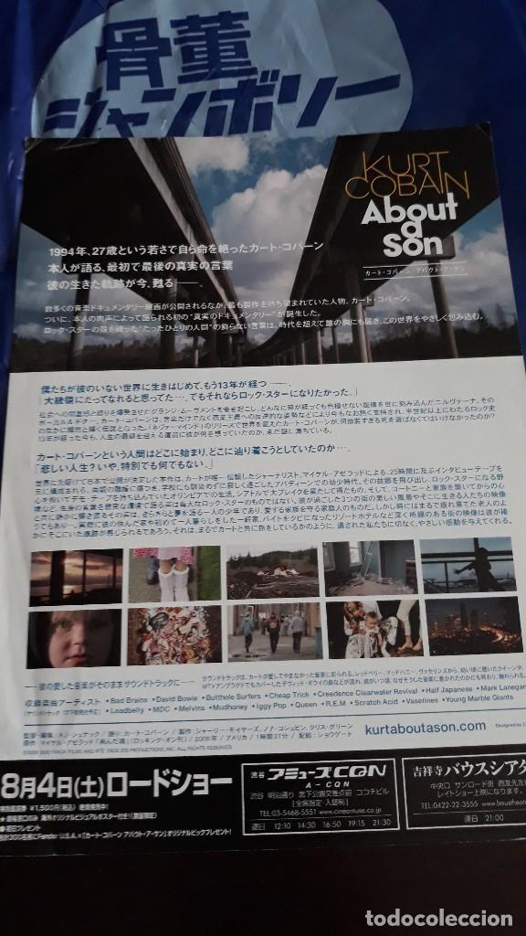 C&oacute;mics: KURT COBAIN NIRVANA JAPAN INFORMATION  PANFLET - Foto 2