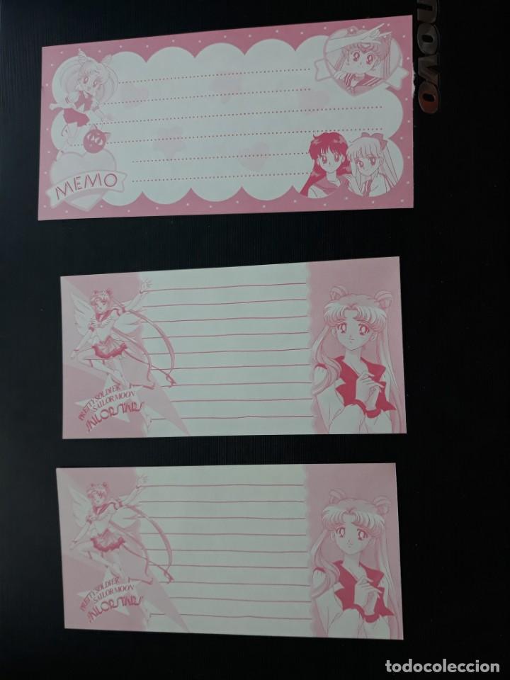 C&oacute;mics: sailor moon stars bank notes memo note 3 sheets - Foto 2