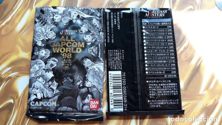 C&oacute;mics: CAPCOM WORLD CARDDASS MASTERS EMPTY BOOSTER SOBRE VACIO - Foto 1