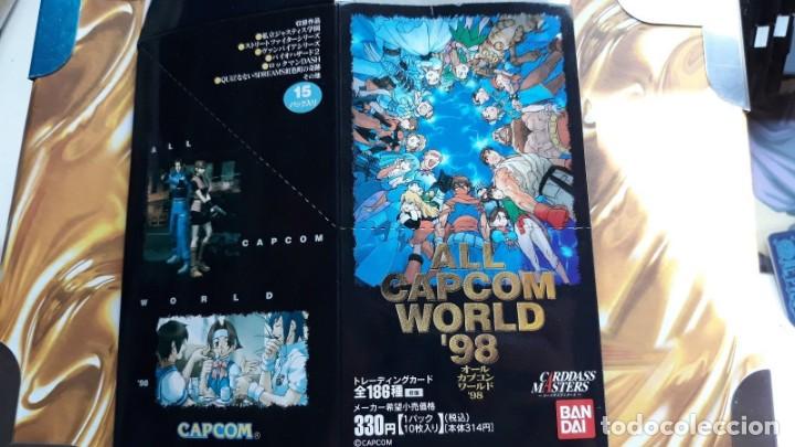 C&oacute;mics: CAPCOM WORLD CARDDASS MASTERS EMPTY BOX+EMPTY BOOSTER + BINDER SEAL - Foto 1