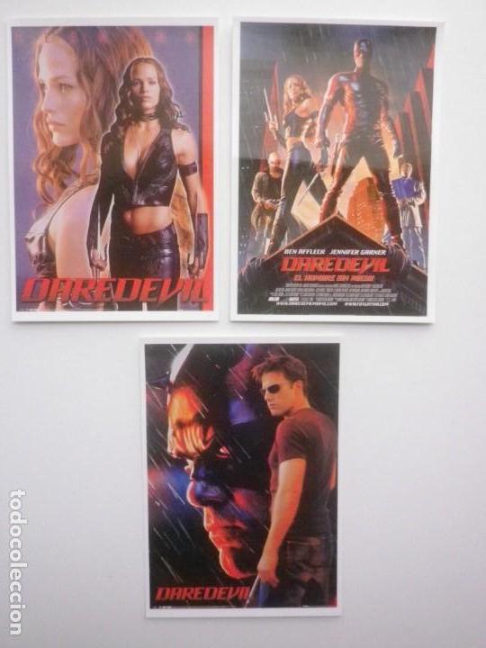 C&oacute;mics: DAREDEVIL ELEKTRA LOTE 3 POSTALES POSTAL COMIC MARVEL - Foto 1