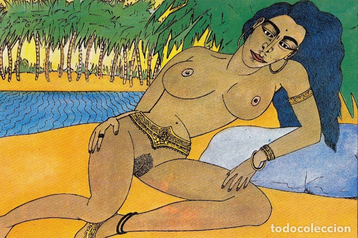 C&oacute;mics: Gulapi Sajani, postal de Carratal&aacute; para Ediciones La C&uacute;pula, 1984, perfecto estado - CLC - Foto 1
