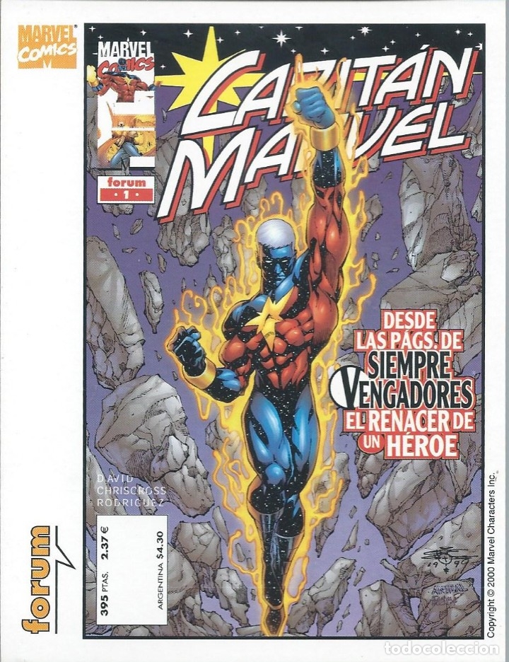 C&oacute;mics: CAPITAN MARVEL. POSTAL PROMO MARVEL-FORUM - Foto 1