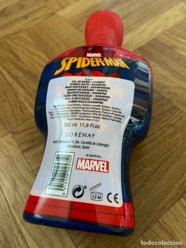 C&oacute;mics: Gel de ba&ntilde;o champu Spider Man de Marvel - Foto 3