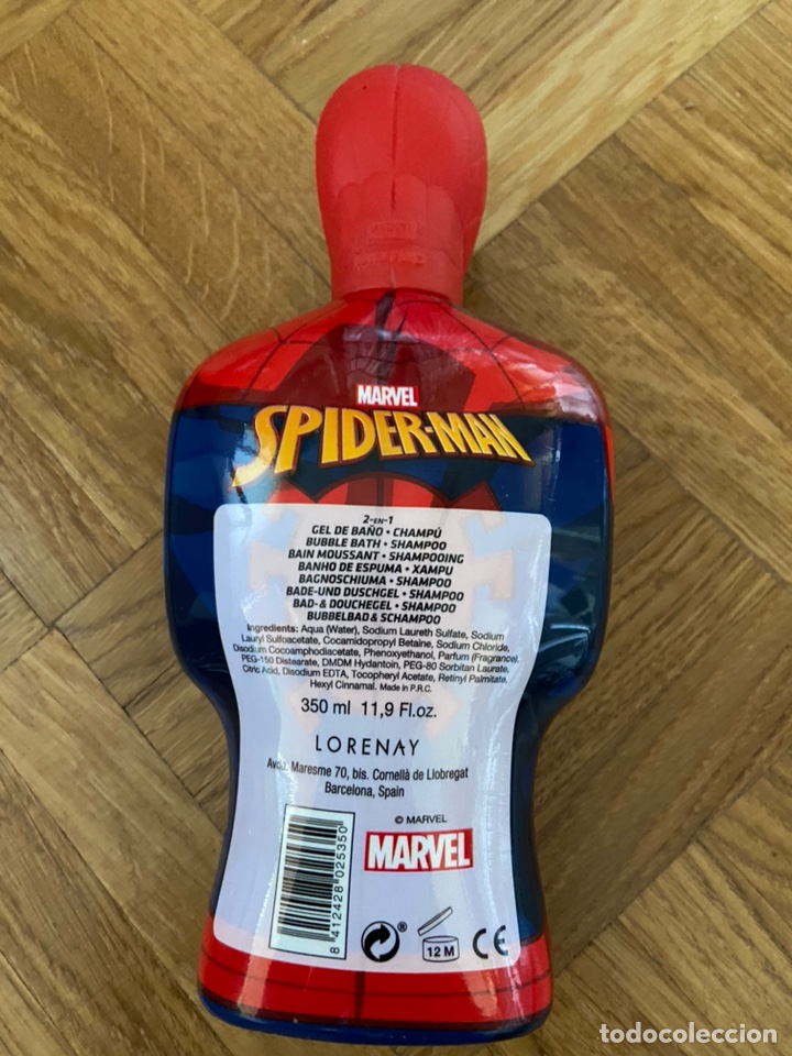 C&oacute;mics: Gel de ba&ntilde;o champu Spider Man de Marvel - Foto 5