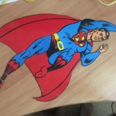 Cómics: SUPERMAN FIGURA TROQUELADA MOVIL 50 CM DE PIE A MANO SUPER POP SUPERPOP (AB-2)