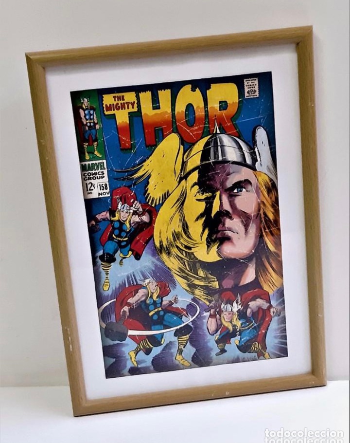 C&oacute;mics: Thor, Marvel portada c&oacute;mic Lamina enmarcada 23x32 - Foto 5