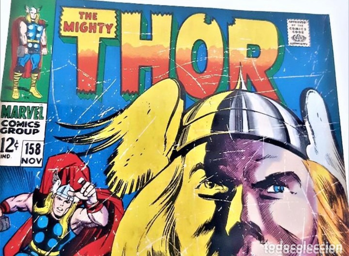 C&oacute;mics: Thor, Marvel portada c&oacute;mic Lamina enmarcada 23x32 - Foto 4
