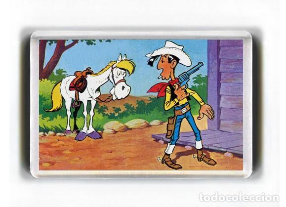 C&oacute;mics: IMAN ACRILICO NEVERA - COMIC - LUCKY LUKE - Foto 1