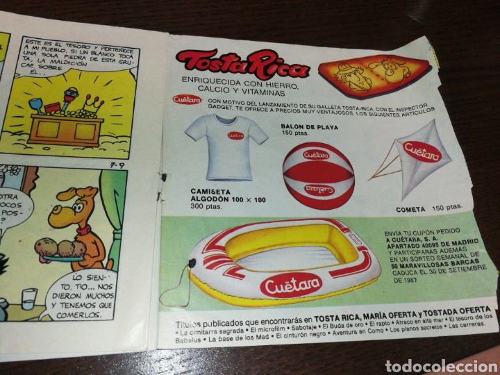 C&oacute;mics: INSPECTOR GADGET, GALLETAS CUETARA, N&deg; 7. - Foto 3