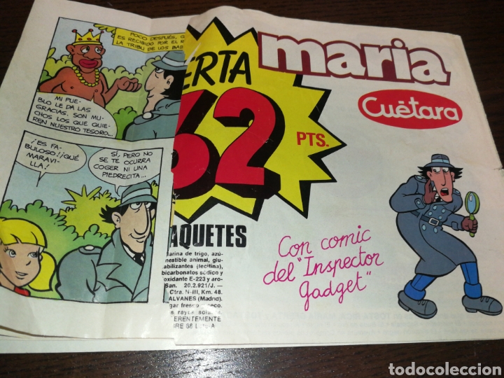 C&oacute;mics: INSPECTOR GADGET, GALLETAS CUETARA, N&deg; 7. - Foto 4