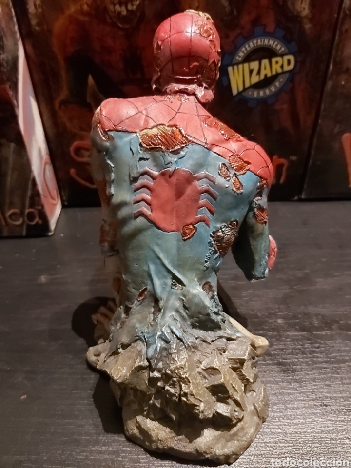 C&oacute;mics: MARVEL ZOMBIES SPIDER-MAN BUST DIAMOND SELECT 2007 LIMITADA 600 - Foto 4