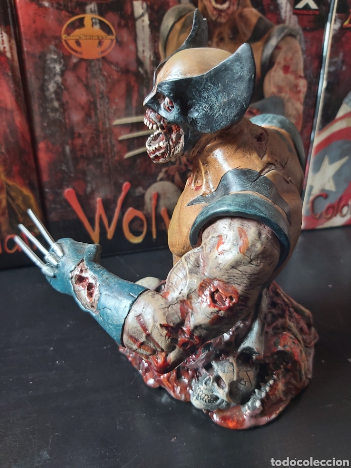 C&oacute;mics: WOLVERINE MARVEL ZOMBIES BUST, DIAMOND 2007. - Foto 4