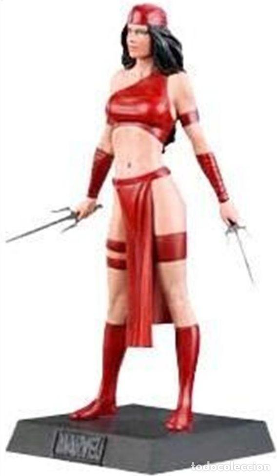 C&oacute;mics: Figura de plomo Marvel 17 Elektra con caja. - Foto 1