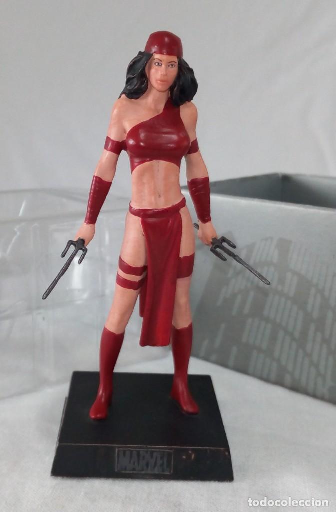 C&oacute;mics: Figura de plomo Marvel 17 Elektra con caja. - Foto 3