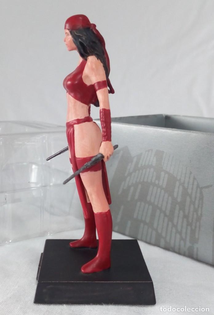 C&oacute;mics: Figura de plomo Marvel 17 Elektra con caja. - Foto 4