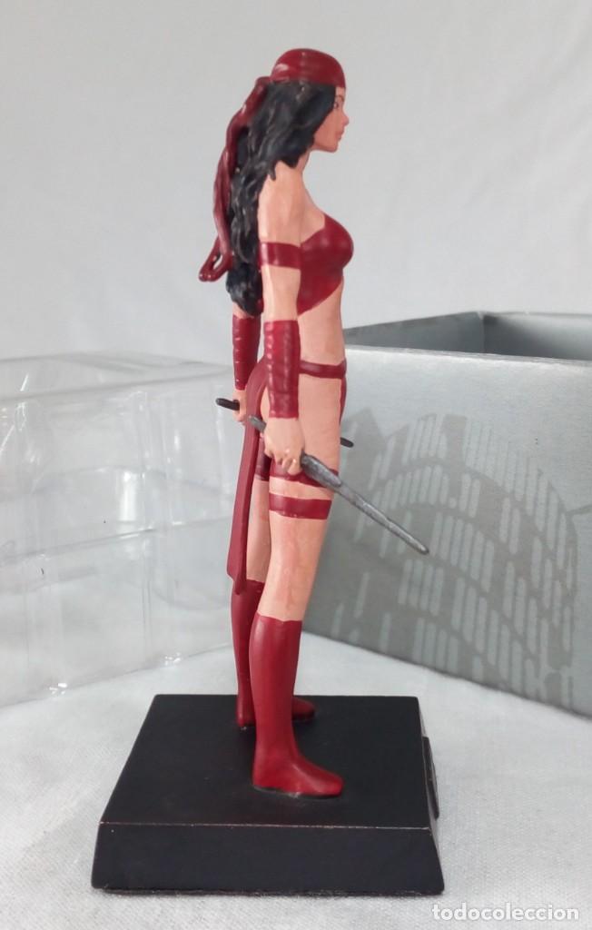 C&oacute;mics: Figura de plomo Marvel 17 Elektra con caja. - Foto 6