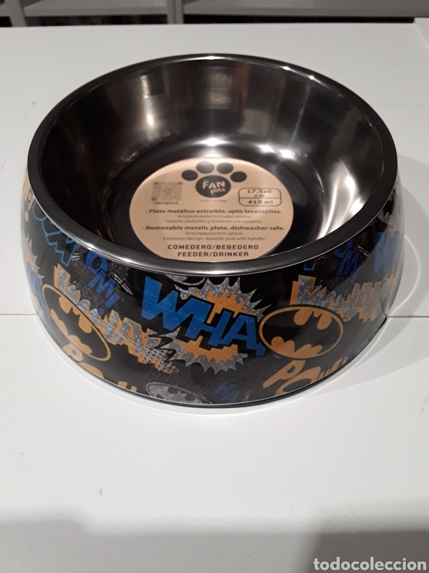 C&oacute;mics: COMEDERO PARA PERRO BATMAN TAMA&Ntilde;O M - Foto 1