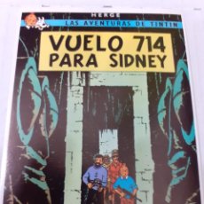 Cómics: HERGE - POSTAL DE TINTIN VUELO 714 PARA SIDNEY - REVERSO TIPO POSTAL ORIGINAL DE ED. JUVENTUD 1983