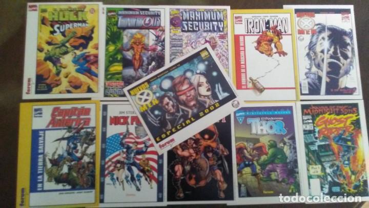 C&oacute;mics: LOTE DE 11 TARJETAS DE COMICS FORUM - Foto 1