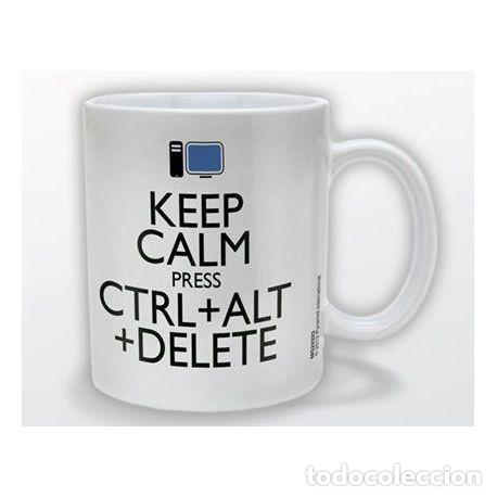 C&oacute;mics: Taza Keep Calm Press Ctrl Alt Delete. NUEVA EN CAJA!!. - Foto 2
