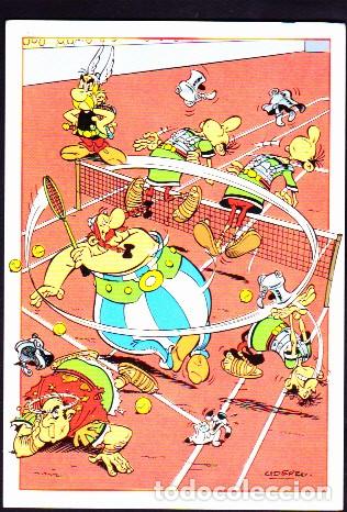 C&oacute;mics: POSTAL ASTERIX EL TENIS - Foto 1