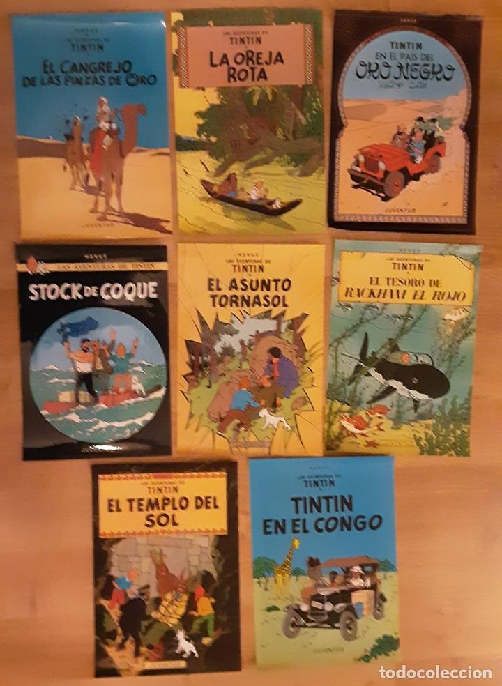 C&oacute;mics: Ocho posters de tintin - Foto 1
