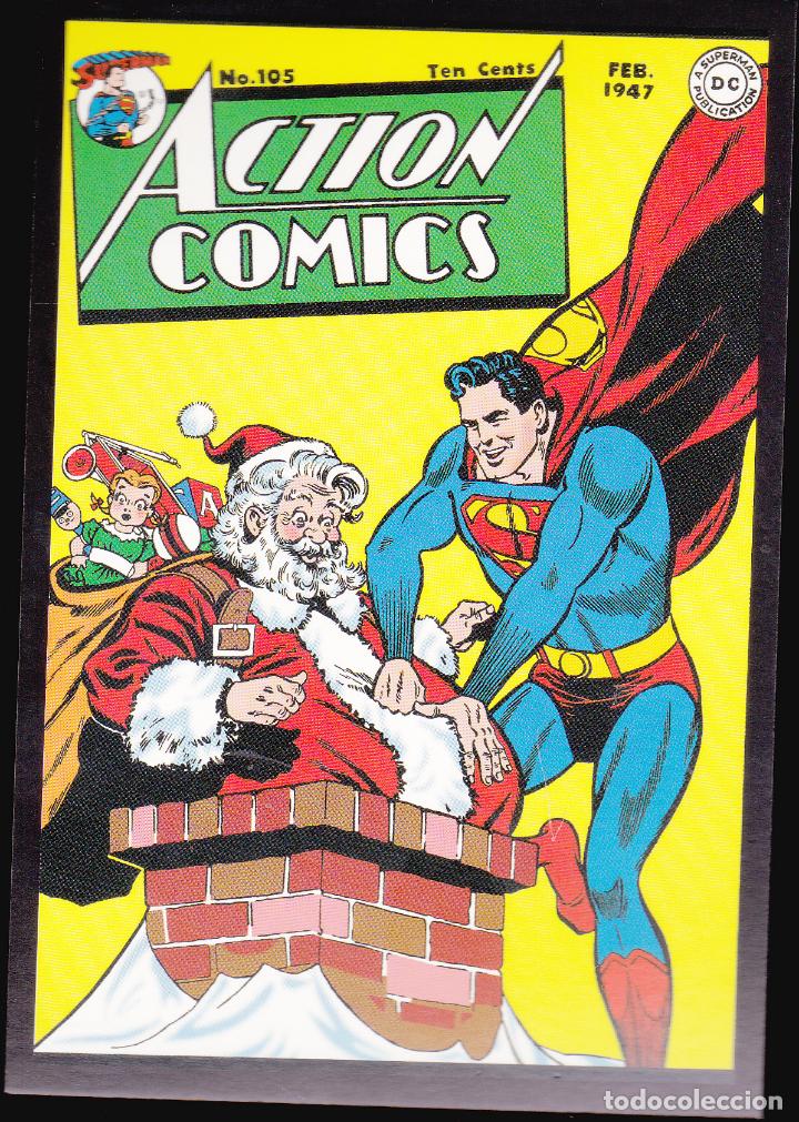 C&oacute;mics: POSTAL PORTADA DC COMICS CLASICOS-ACTION COMICS SUPERMAN - Foto 1