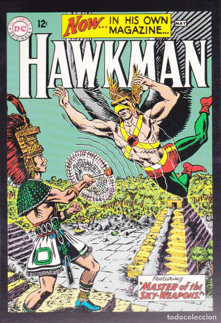 C&oacute;mics: POSTAL PORTADA DC COMICS CLASICOS- N&ordm; 1 HAWKMAN - Foto 1