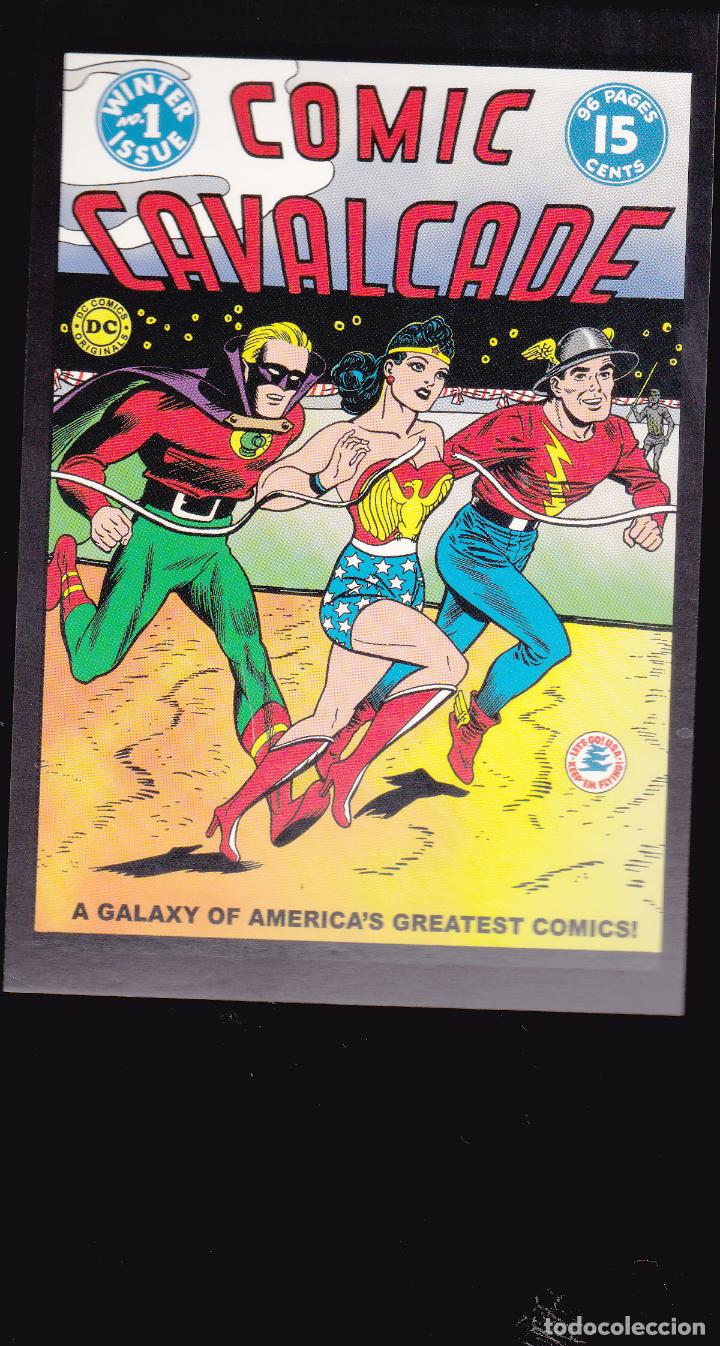 C&oacute;mics: POSTAL PORTADA DC COMICS CLASICOS- N&ordm; 1 COMIC CAVALCADE - Foto 1