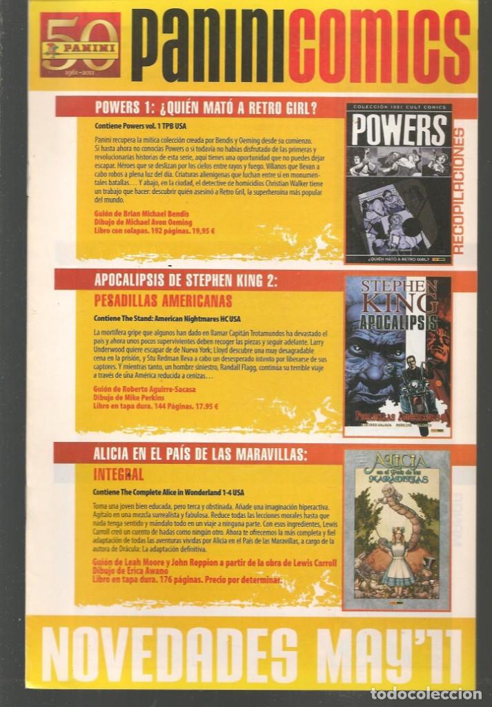 C&oacute;mics: CAT&Aacute;LOGO: PANINI COMICS. NOVEDADES: MAYO 2011. (C/A9) - Foto 1