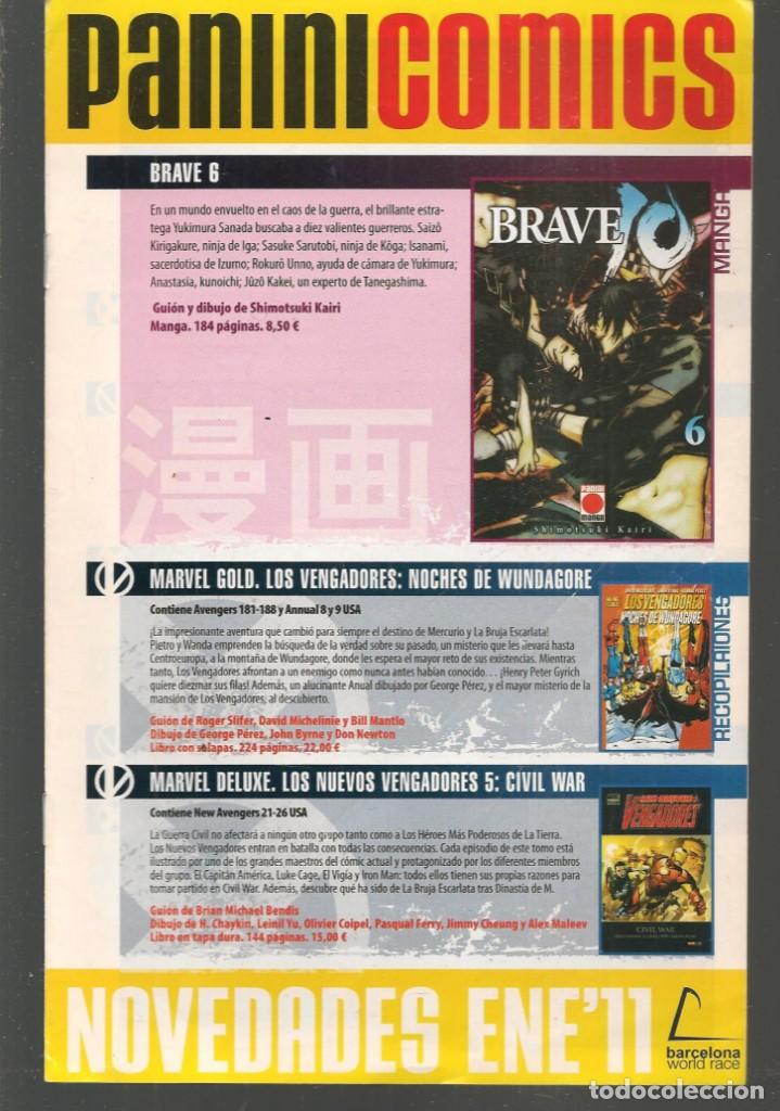 C&oacute;mics: CAT&Aacute;LOGO: PANINI COMICS. NOVEDADES: ENERO 2011. (C/A9) - Foto 1