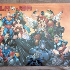 Cómics: POSTER JLA JSA DC COMICS. 100 X 70 CM. COMO NUEVO.. Lote 322192493