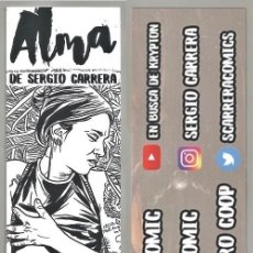 Fumetti: ALMA (SERGIO CARRERA), MARCAPÁGINAS PROMOCIONAL EXCLUSIVO DE CROWDFUNDING – 2021. Lote 318053078