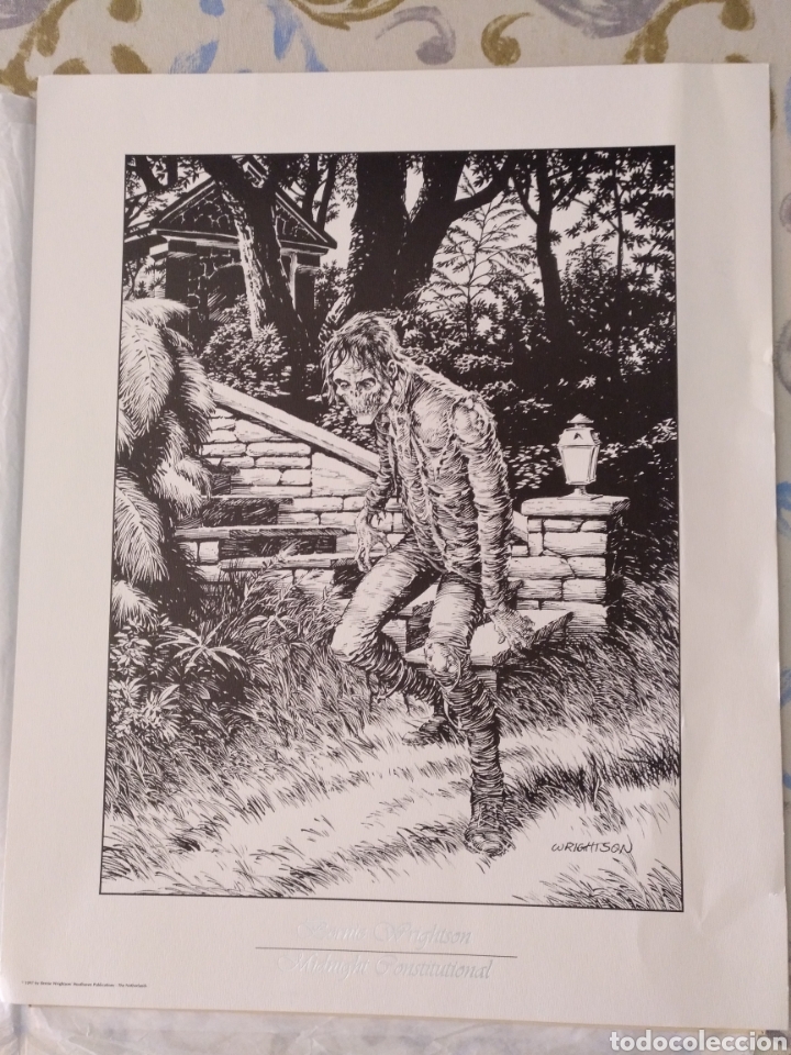 C&oacute;mics: Berni Wrightson Midnight Constitutional 1997 50x40 cm aprox - Foto 1