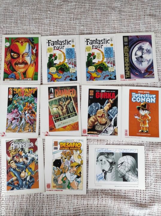 C&oacute;mics: LOTE 10 POSTALES DE COMICS PLANETA, FORUM - Foto 3