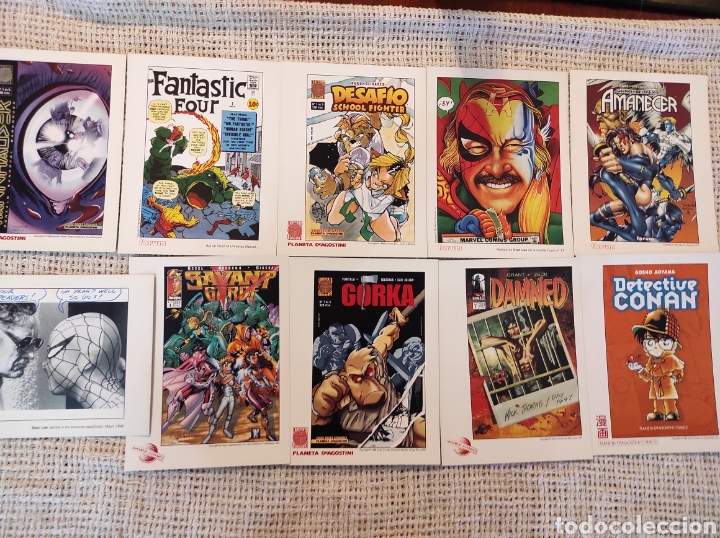 C&oacute;mics: LOTE 10 POSTALES DE COMICS PLANETA, FORUM - Foto 1