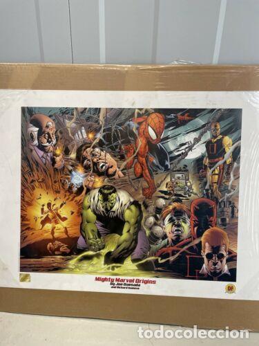 C&oacute;mics: MIGHTY MARVEL ORIGINS LITHOGRAPH BY JOE QUESADA - UNSIGNED VERSION DYNAMIC FORCES 2.001 - Foto 1