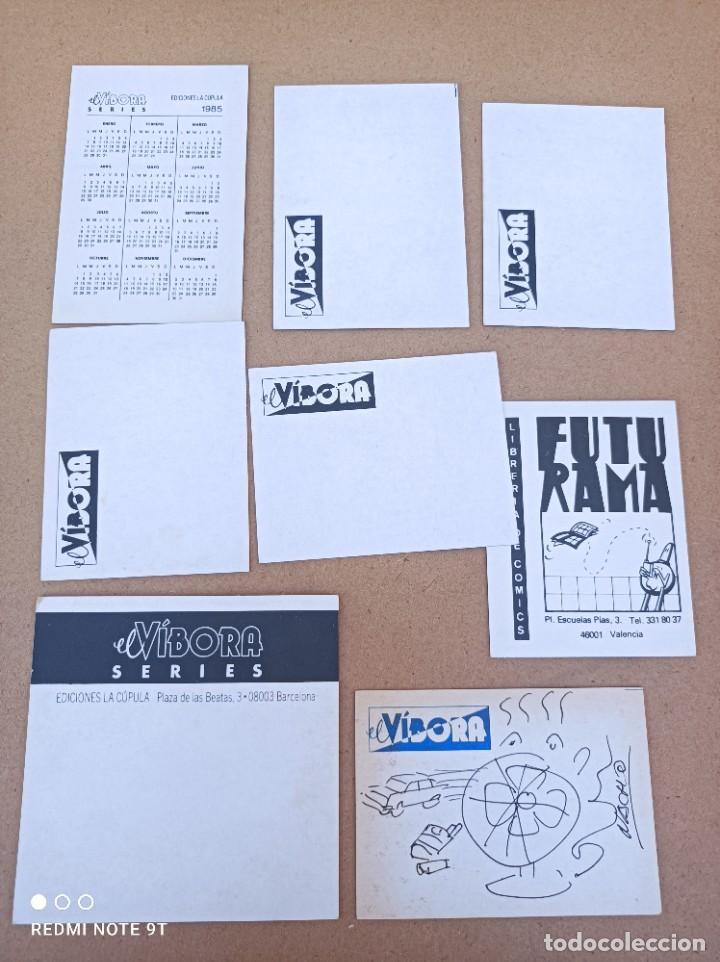 C&oacute;mics: LOTE TARJETAS PUBLICITARIAS EL V&Iacute;BORA - Foto 3