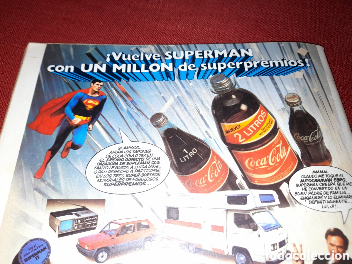 C&oacute;mics: Publicidad de Coca-Cola y Superman 2 la pelicula. - Foto 3