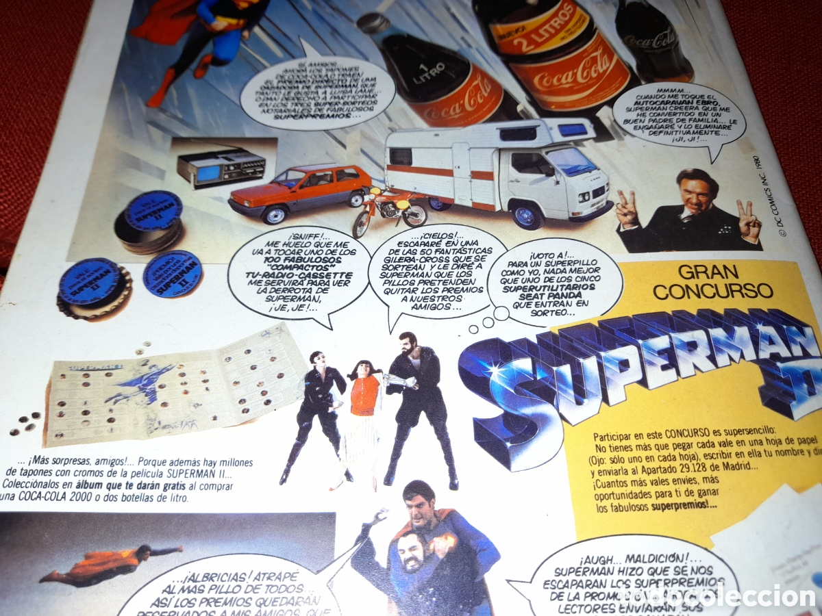 C&oacute;mics: Publicidad de Coca-Cola y Superman 2 la pelicula. - Foto 5