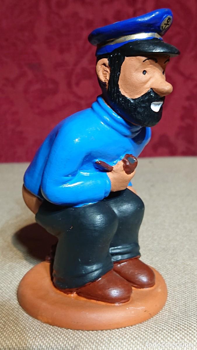 Figura Caganer de Coleccion - Capitan Haddock - Compañero de Aventuras de Tintin - Hecho de Barro