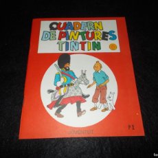 Cómics: QUADERN DE PINTURES TINTIN Nº 2 (CUADERNO PINTURAS) EN CATALÁN, JUVENTUD 1982. COLOREAR. SIN USAR. Lote 382646434