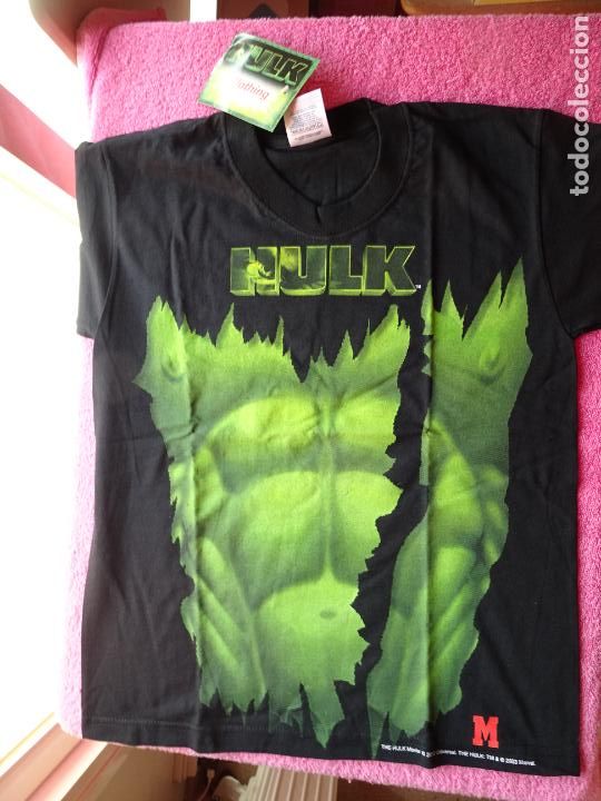 C&oacute;mics: camiseta de la pelicula the hulk 2003 movie universal marvel fruit of the loom diario marca talla L