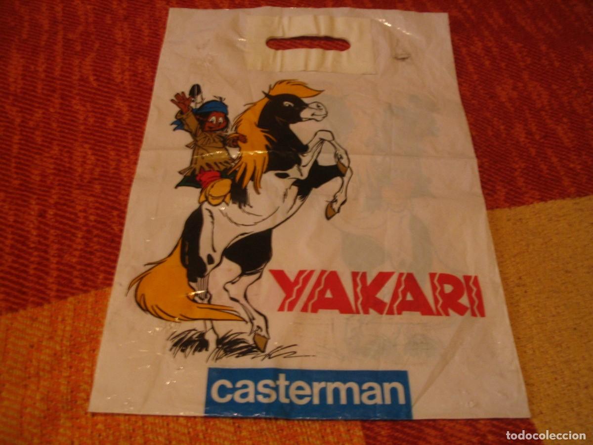 C&oacute;mics: BOLSA DE PL&Aacute;STICO VINTAGE C&Oacute;MICS CASTERMAN YAKARI - Foto 3