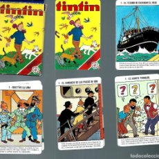 Cómics: BARAJA DE NAIPES INFANTILES TINTIN - HERACLIO FOURNIER PUBLICA HERGE 1981 - VER DESCRIPCION. Lote 383743639